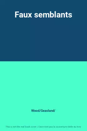 Couverture du produit · Faux semblants