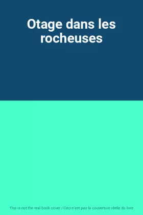 Couverture du produit · Otage dans les rocheuses