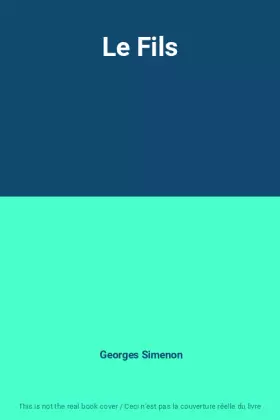 Couverture du produit · Le Fils