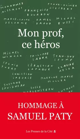 Couverture du produit · Mon prof, ce héros