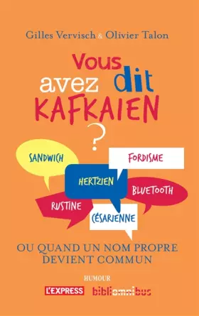 Couverture du produit · Vous avez dit kafkaïen?