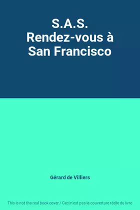 Couverture du produit · S.A.S. Rendez-vous à San Francisco