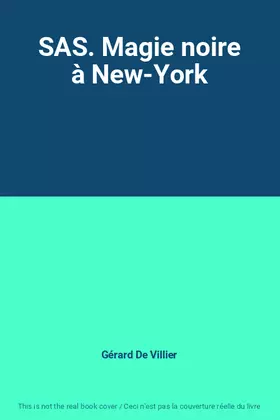 Couverture du produit · SAS. Magie noire à New-York