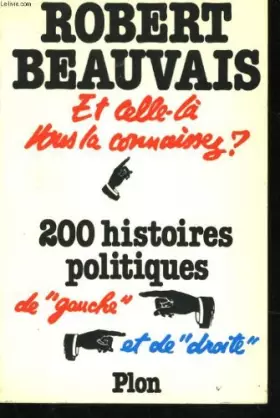 Couverture du produit · Et celle-là, vous la connaissez?