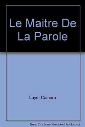 Couverture du produit · Le Maitre De La Parole