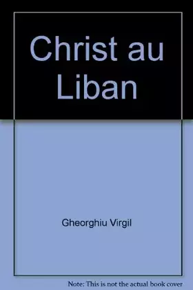 Couverture du produit · Christ au Liban