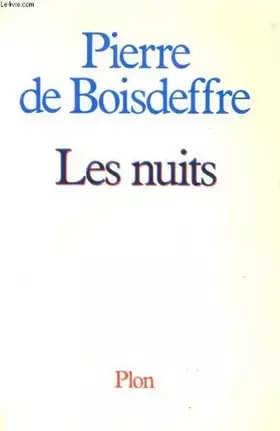 Couverture du produit · Les nuits / nouvelles