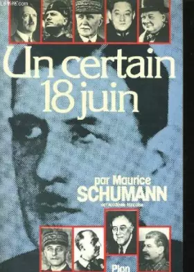 Couverture du produit · Un certain 18  juin