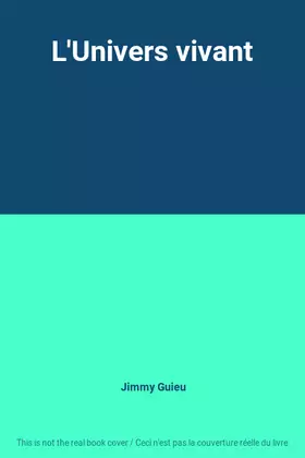Couverture du produit · L'Univers vivant
