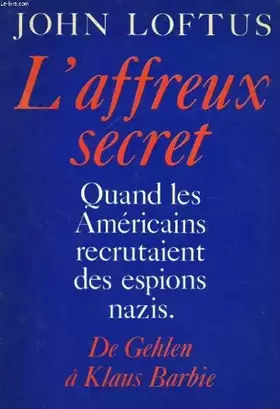 Couverture du produit · L'Affreux secret