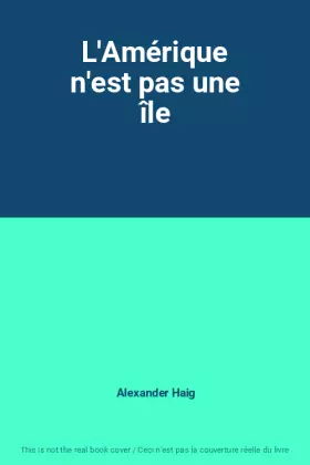Couverture du produit · L'Amérique n'est pas une île