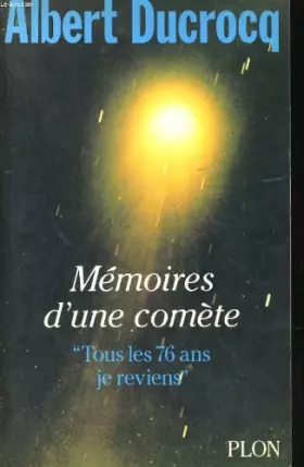Couverture du produit · Memoires d'une comete...