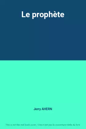 Couverture du produit · Le prophète
