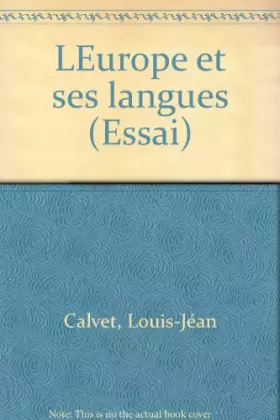 Couverture du produit · L'Europe et ses langues