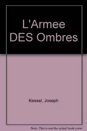 Couverture du produit · L'Armée des ombres