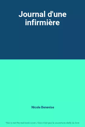 Couverture du produit · Journal d'une infirmière