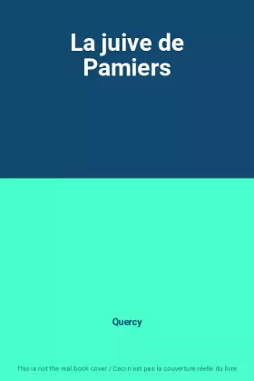 Couverture du produit · La juive de Pamiers