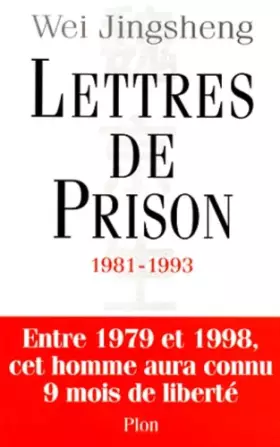 Couverture du produit · Lettres de prison : 1981-1993