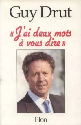 Couverture du produit · J'ai deux mots à vous dire