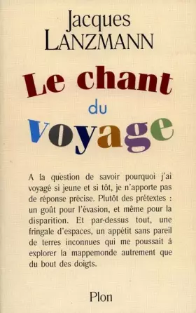 Couverture du produit · Le chant du voyage