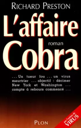 Couverture du produit · L'affaire Cobra