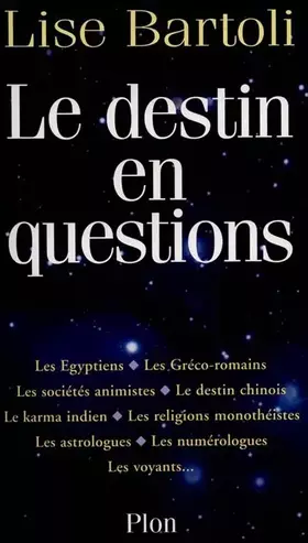 Couverture du produit · Le destin en questions