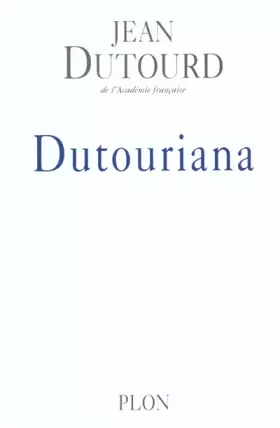Couverture du produit · Dutouriana