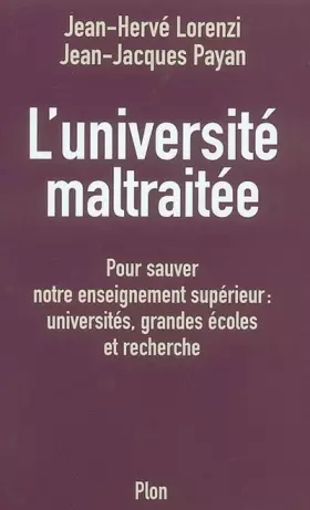 Couverture du produit · L'Université maltraitée