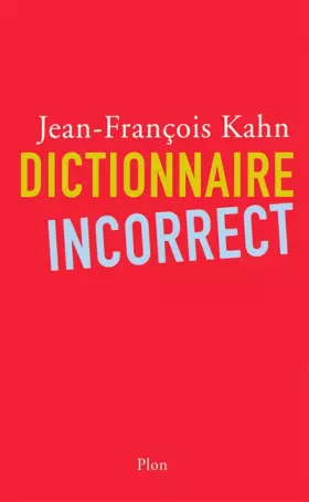 Couverture du produit · Dictionnaire incorrect