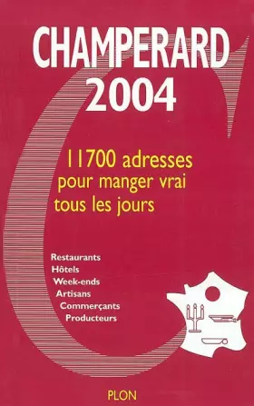 Couverture du produit · Guide Champerard 2004