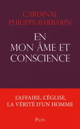 Couverture du produit · En mon âme et conscience