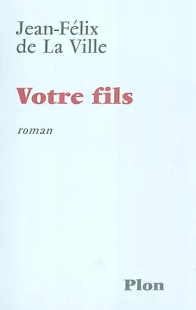 Couverture du produit · Votre fils