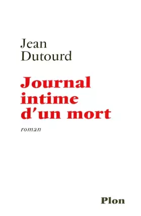 Couverture du produit · JOURNAL INTIME D UN MORT