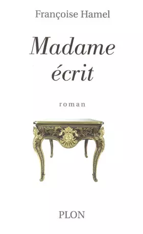 Couverture du produit · Madame écrit