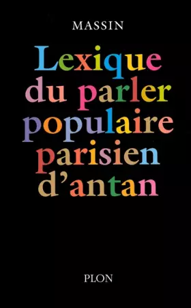Couverture du produit · LEXIQUE PARLER POPULAIRE PARIS