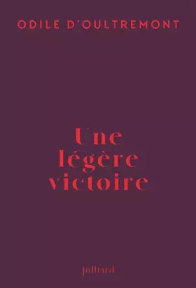 Couverture du produit · Une légère victoire