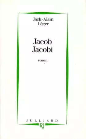 Couverture du produit · Jacob Jacobi - Prix Renaudot des Lycéens 1993