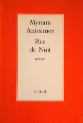 Couverture du produit · Rue de nuit : roman