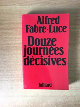 Couverture du produit · Journees decisives (douze)