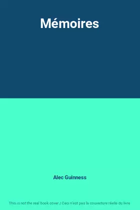 Couverture du produit · Mémoires