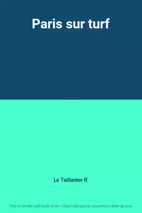 Couverture du produit · Paris sur turf