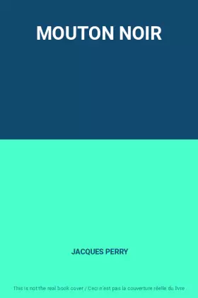 Couverture du produit · MOUTON NOIR