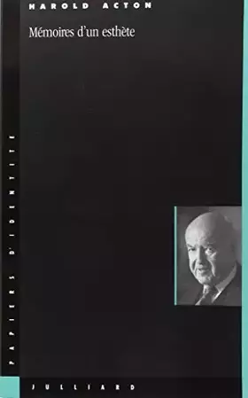 Couverture du produit · MEMOIRES D UN ESTHETE T1