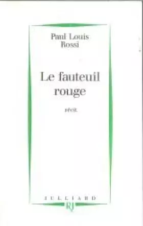 Couverture du produit · FAUTEUIL ROUGE