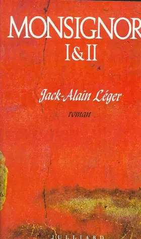 Couverture du produit · Monsignore I et II