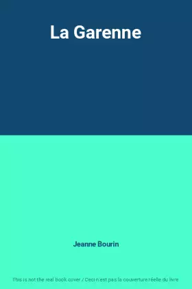 Couverture du produit · La Garenne
