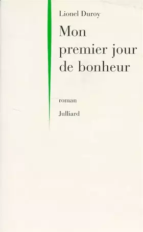 Couverture du produit · Mon premier jour de bonheur