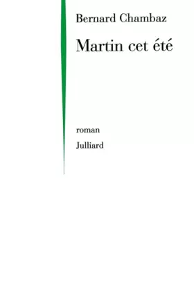 Couverture du produit · MARTIN CET ETE