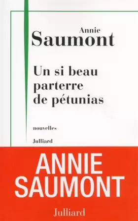 Couverture du produit · Un si beau parterre de pétunias