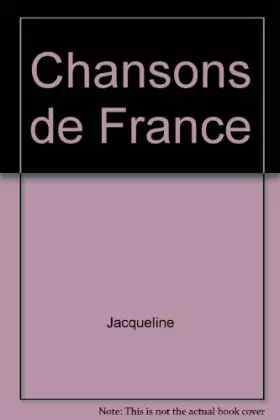 Couverture du produit · Chansons de France